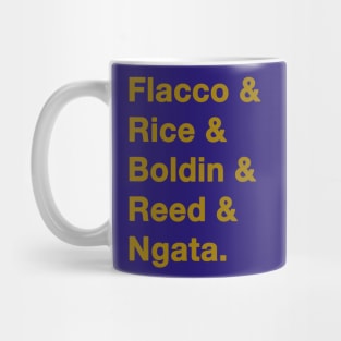 2012 Baltimore Ravens Gold Mug